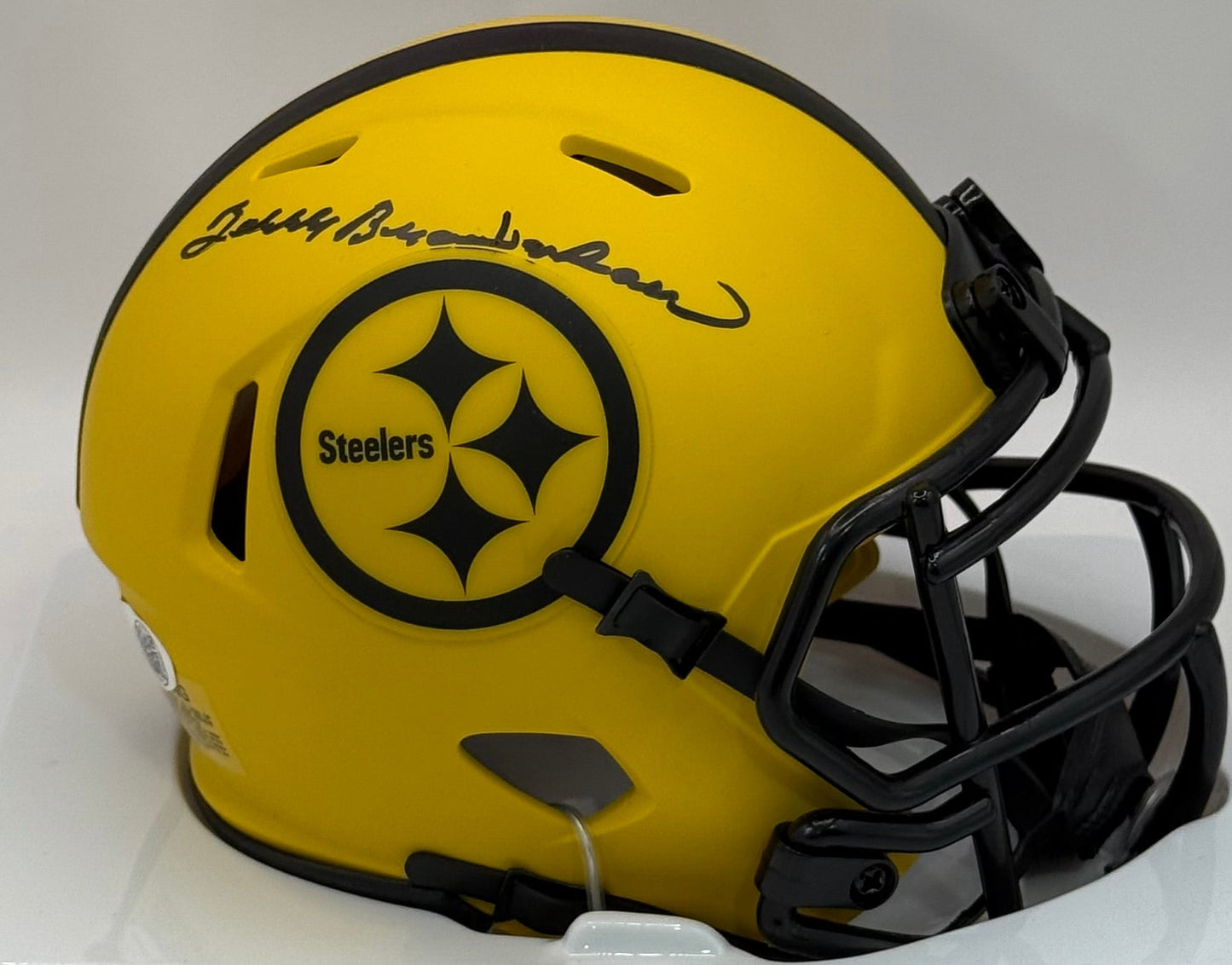 Bradshaw, Terry Autographed Pittsburgh Steelers Rave Mini Helmet