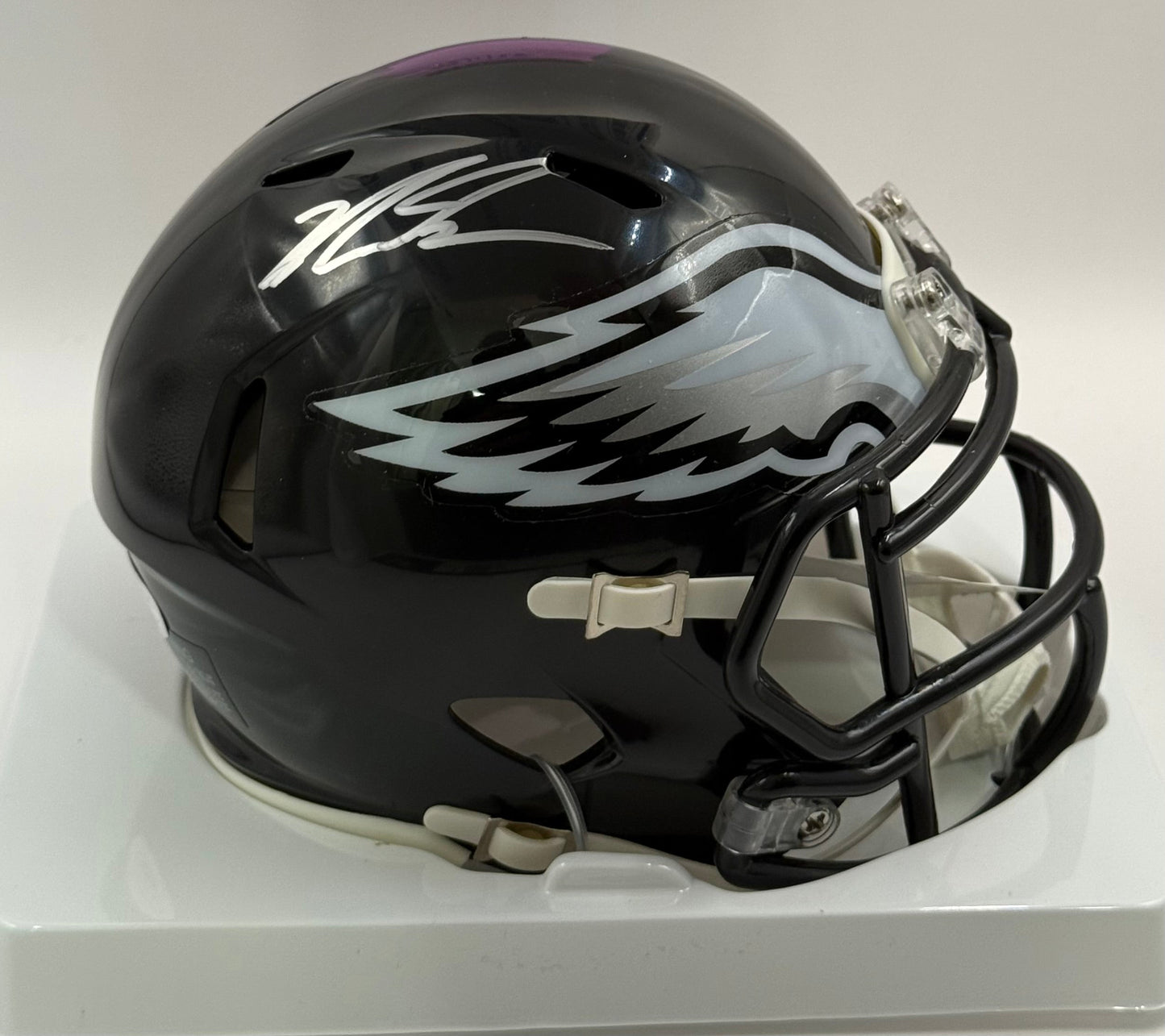 Carter, Jalen Autographed Philadelphia Eagles ALT 22 Speed Mini Helmet