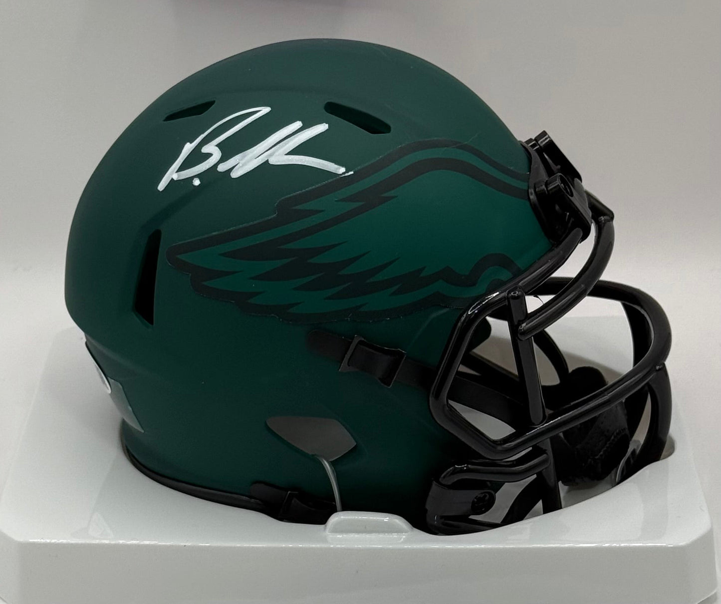Graham, Brandon Autographed Philadelphia Eagles Rave Mini Helmet