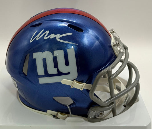 Carter, Abdul Autographed New York Giants Speed Mini Helmet