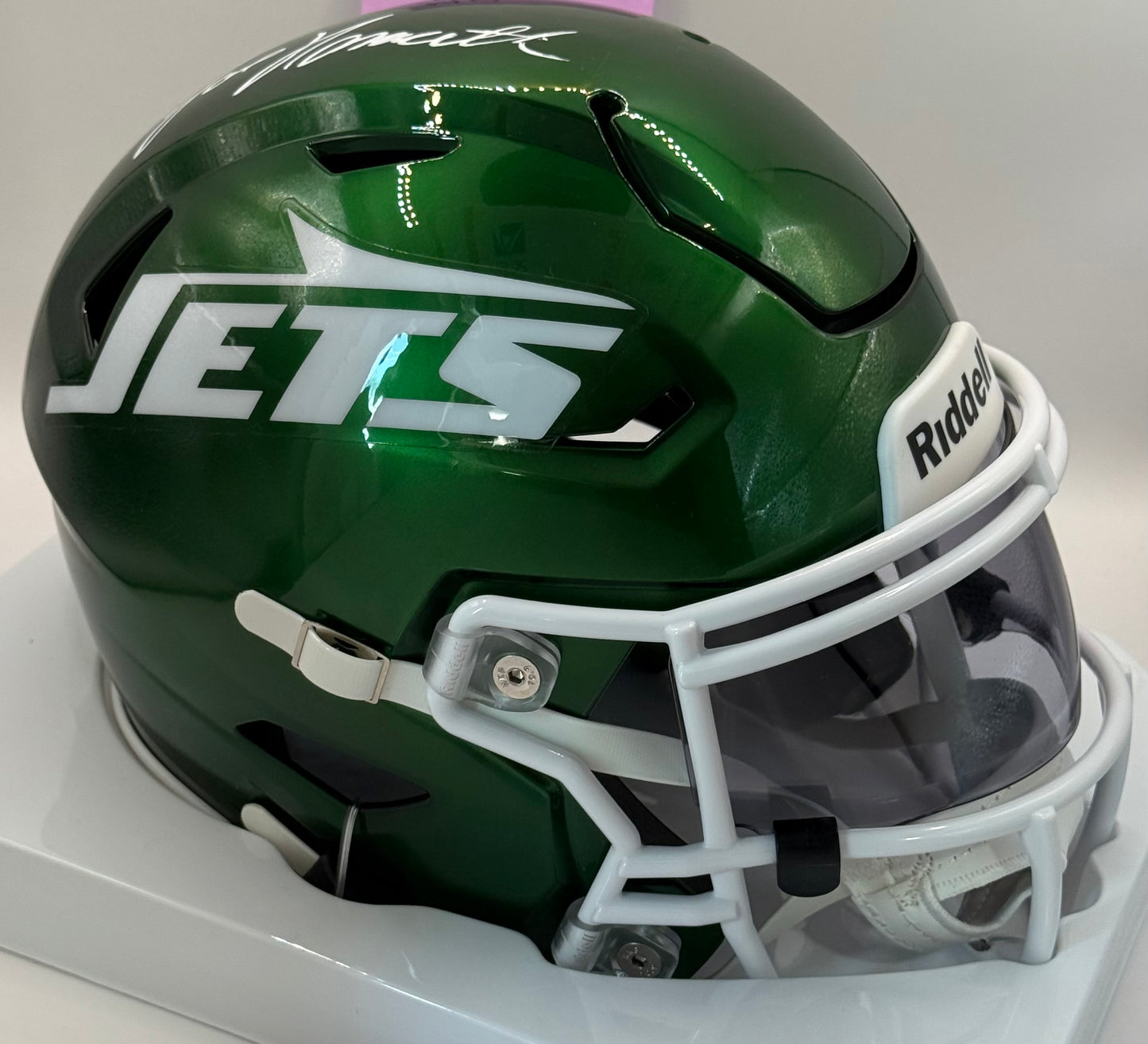 Namath, Joe Autographed New York Jets Mid Sized Flex MIDI Helmet