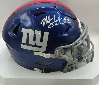 Strahan, Michael Autographed New York Giants Mid Sized Flex MIDI Helmet